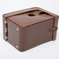 Rollei Magic leather brown case for TLR, nice & clean