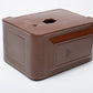 Rollei Magic leather brown case for TLR, nice & clean