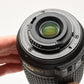 Nikon AFS Nikkor 55-200mm F4-5.6G ED DX VR zoom lens, caps, hood, pouch, Mint-