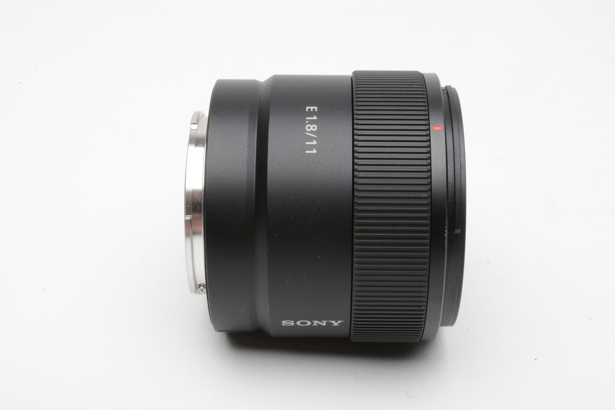 Sony 11mm f1.8 SEL11F18 wide lens, very clean and sharp