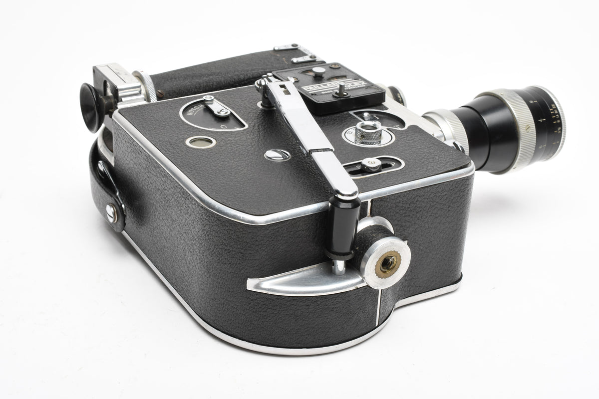 Bolex Paillard H16 16mm Camera, 3X lenses, accessories, tested, Great!