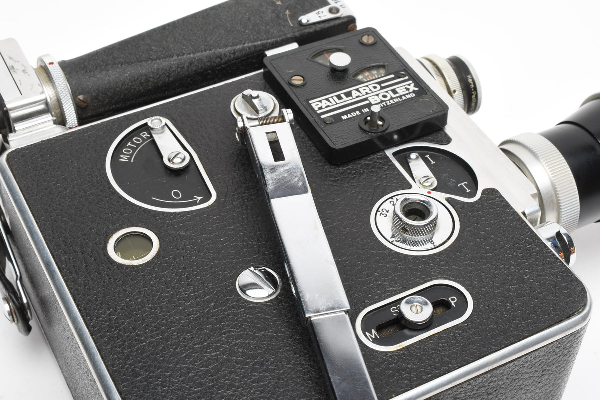 Bolex Paillard H16 16mm Camera, 3X lenses, accessories, tested, Great!