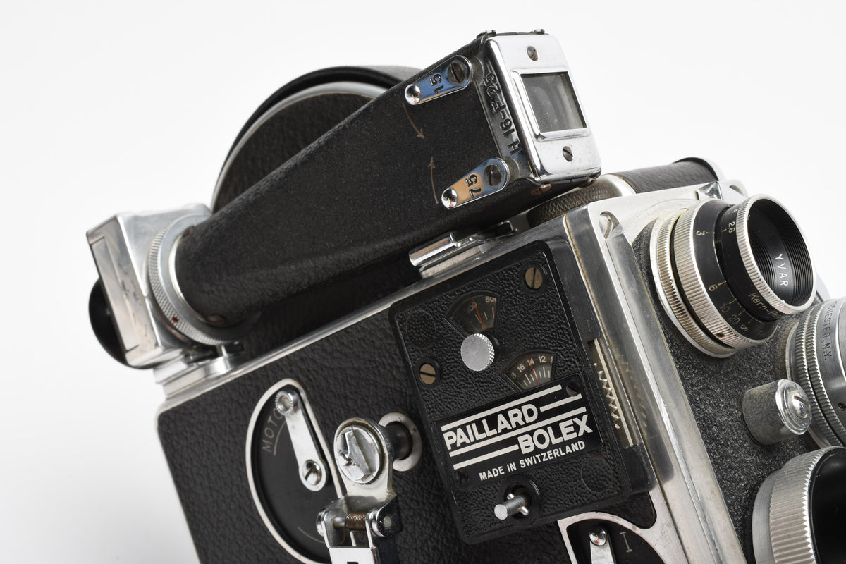 Bolex Paillard H16 16mm Camera, 3X lenses, accessories, tested, Great!