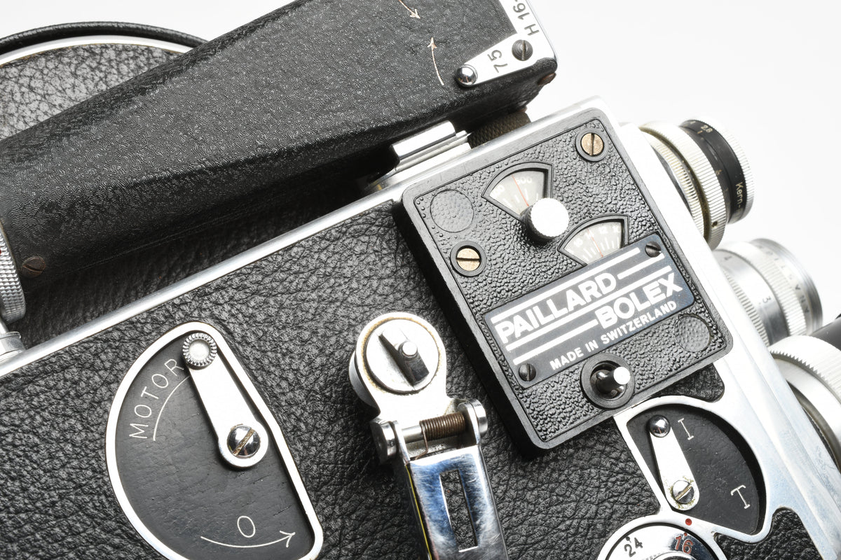 Bolex Paillard H16 16mm Camera, 3X lenses, accessories, tested, Great!