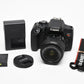 Canon EOS Rebel T6i DSLR w/18-55mm IS II, batt+charger 10,555 Acts, Nice