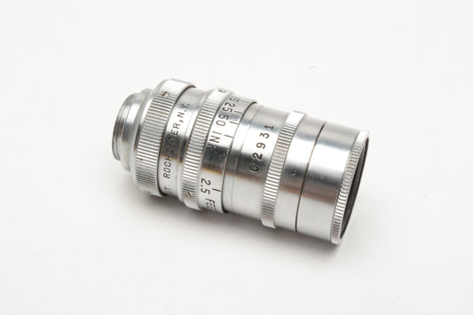 Elgeet Cine-Tel 38mm f2.5 D-Mount lens, clean