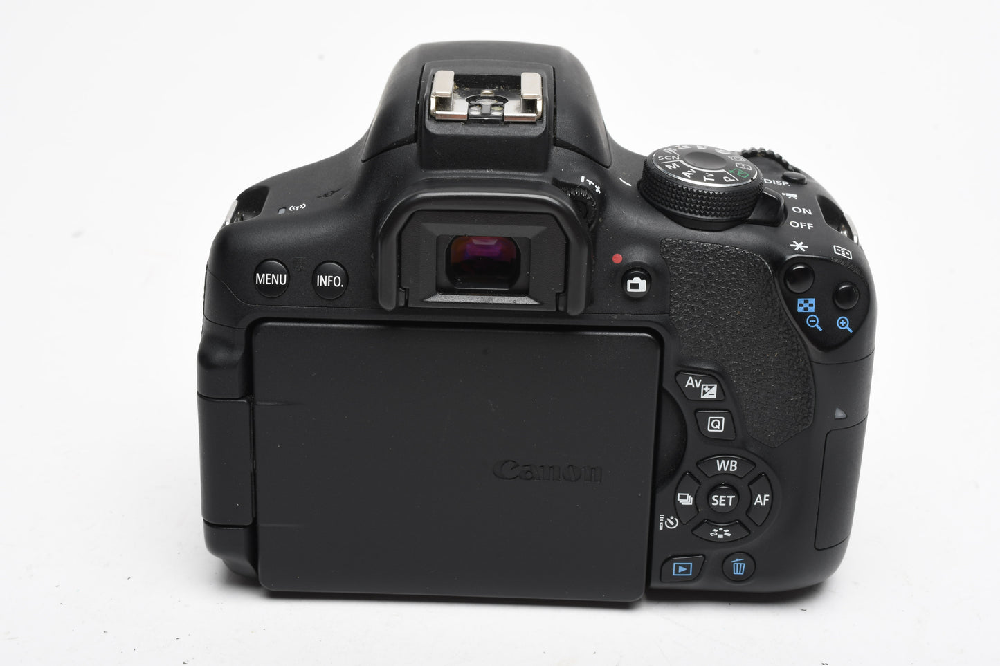 Canon EOS Rebel T6i DSLR w/18-55mm IS II, batt+charger 10,555 Acts, Nice