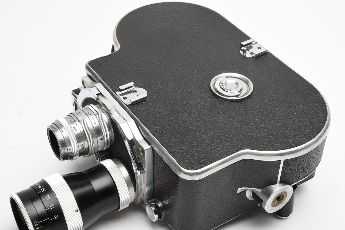 Bolex Paillard H16 16mm Camera, 3X lenses, accessories, tested, Great!