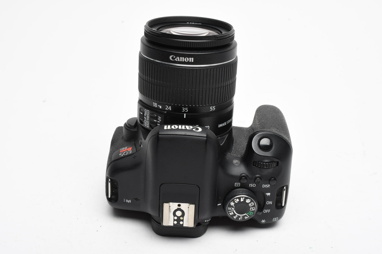 Canon EOS Rebel T6i DSLR w/18-55mm IS II, batt+charger 10,555 Acts, Nice