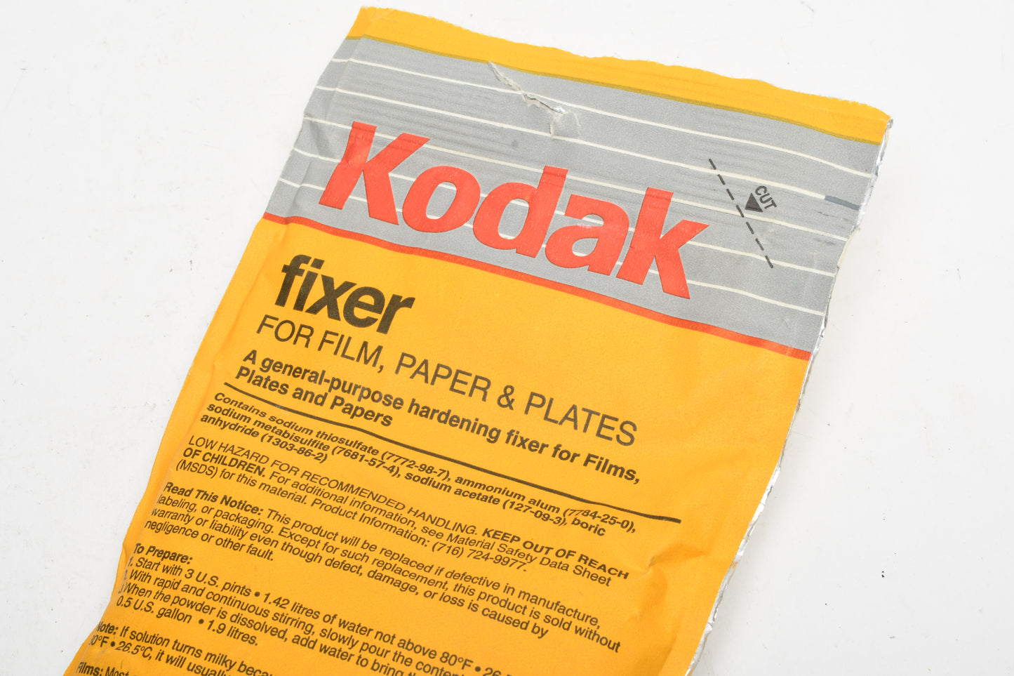 Kodak .5gal fixer, Powder form #197-1738