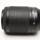 Nikon AFS Nikkor 55-200mm F4-5.6G ED DX VR zoom lens, caps, UV, clean!