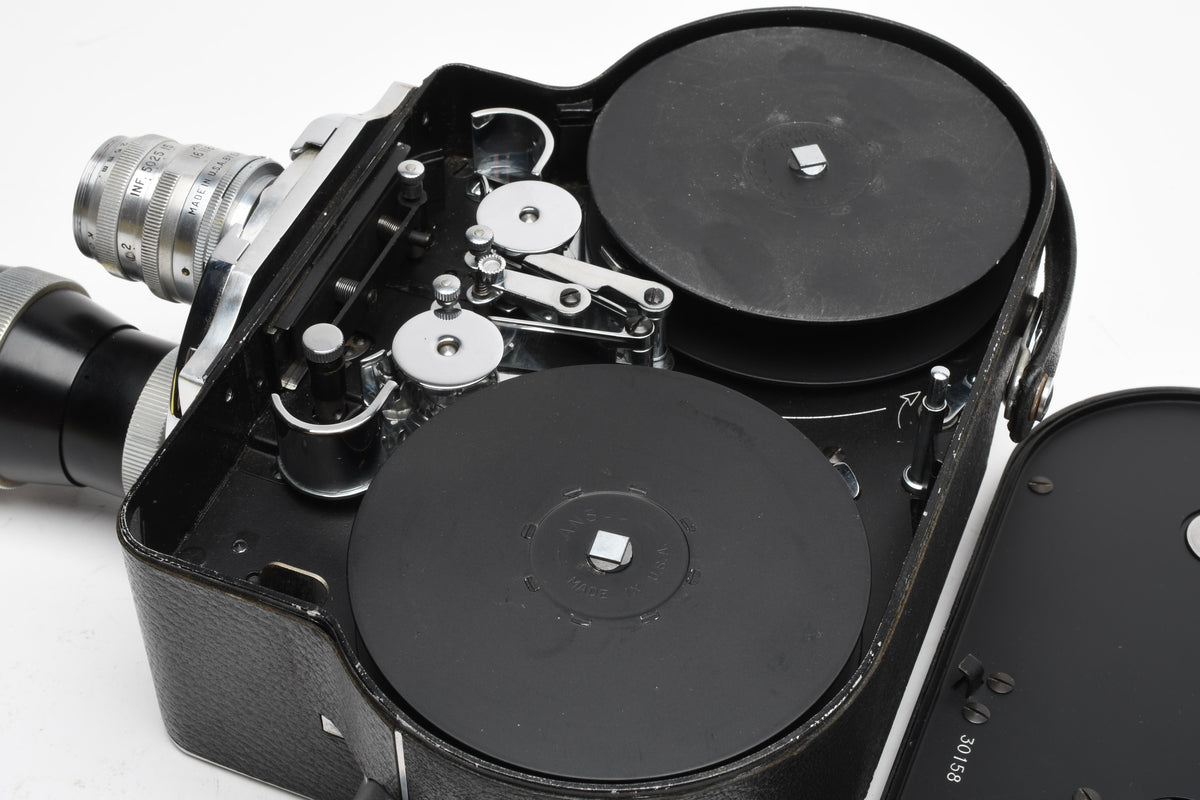 Bolex Paillard H16 16mm Camera, 3X lenses, accessories, tested, Great!