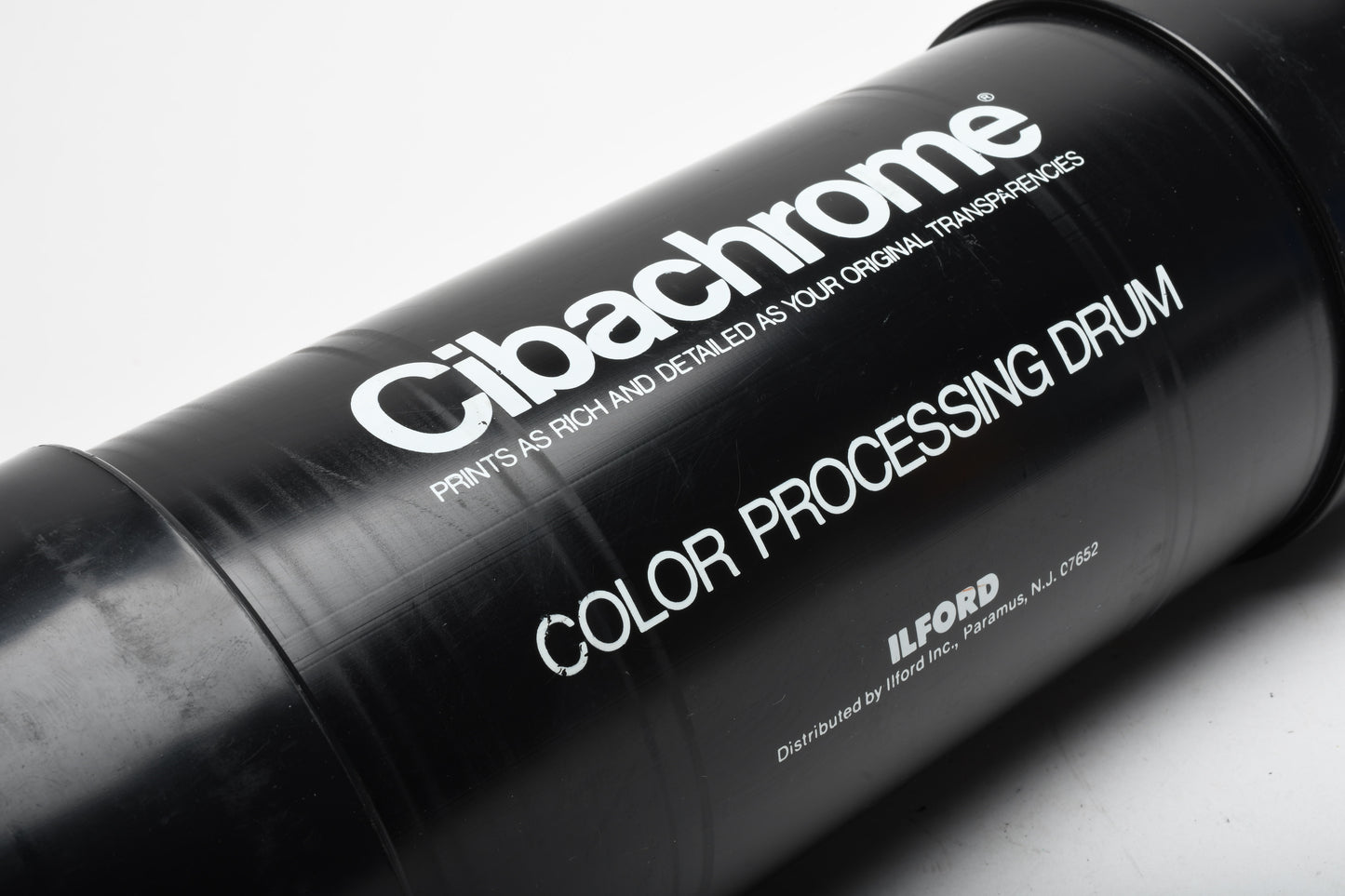 Ilford Cibachrome color processing drum 8x10 w/lid and bottom, clean