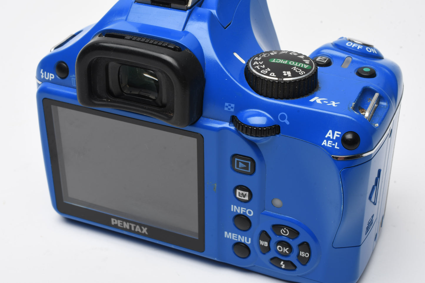 Pentax KX Blue DSLR Body, Only 6907 Acts, manual, Tested