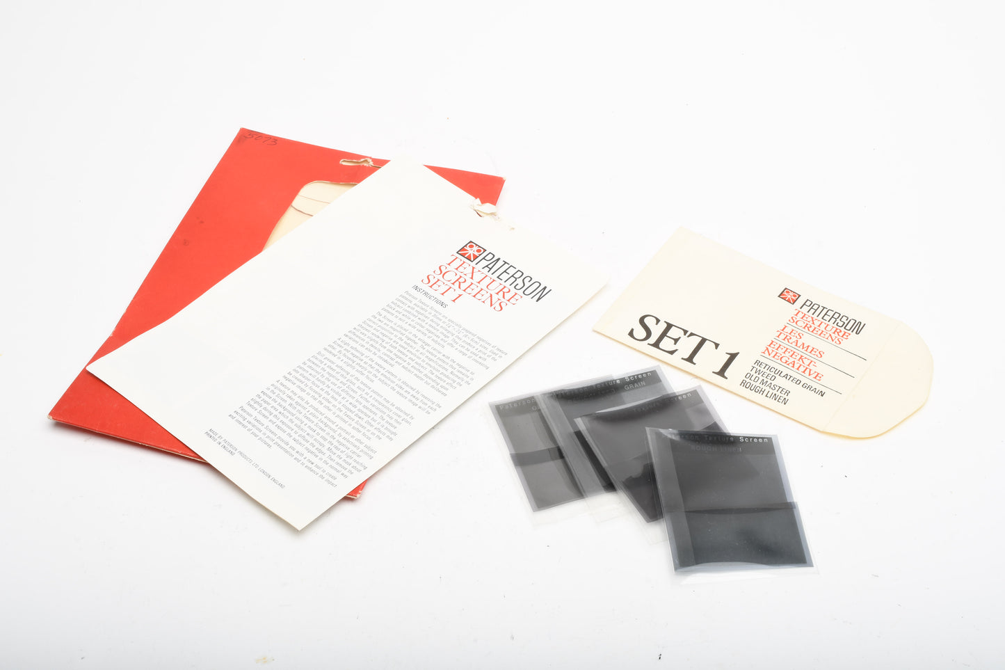 Paterson Darkroom texture screens Set #1, for creative printing effects