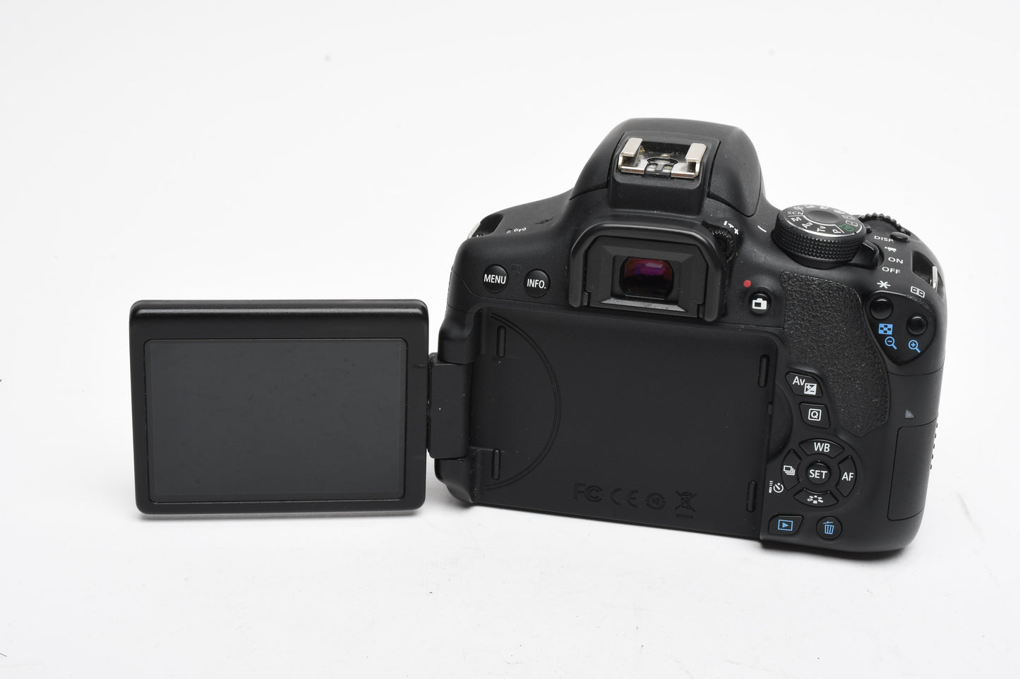 Canon EOS Rebel T6i DSLR w/18-55mm IS II, batt+charger 10,555 Acts, Nice