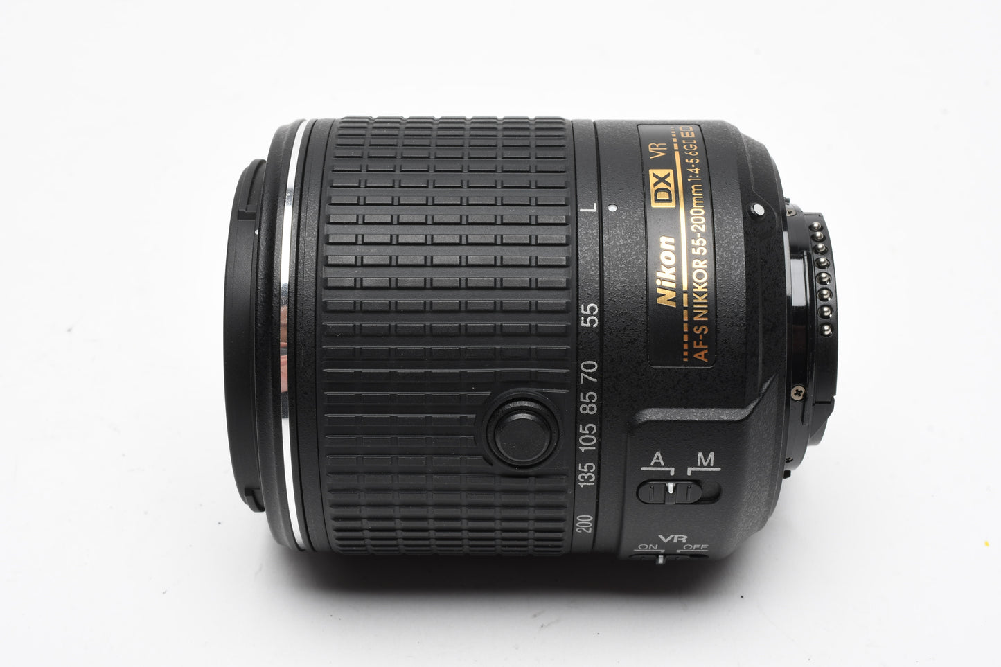 Nikon AF-S Nikkor 55-200mm F4-5.6G II ED DX VR compact zoom lens, caps, Mint-