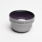 Set of 2:  Canon TL-30.5mm 1.9x Tele Converter & WD-30.5mm .7X w/Pouches