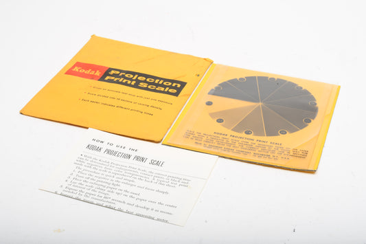 Kodak Projection Print scale for B&W printing, very clean