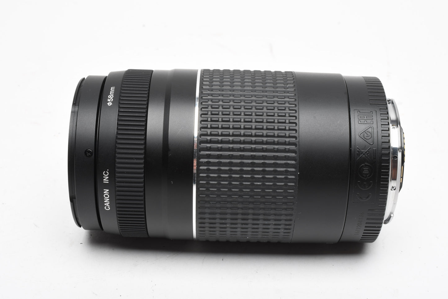 Canon EF 75-300mm f4-5.6 III Telephoto zoom lens, caps, Very Clean!
