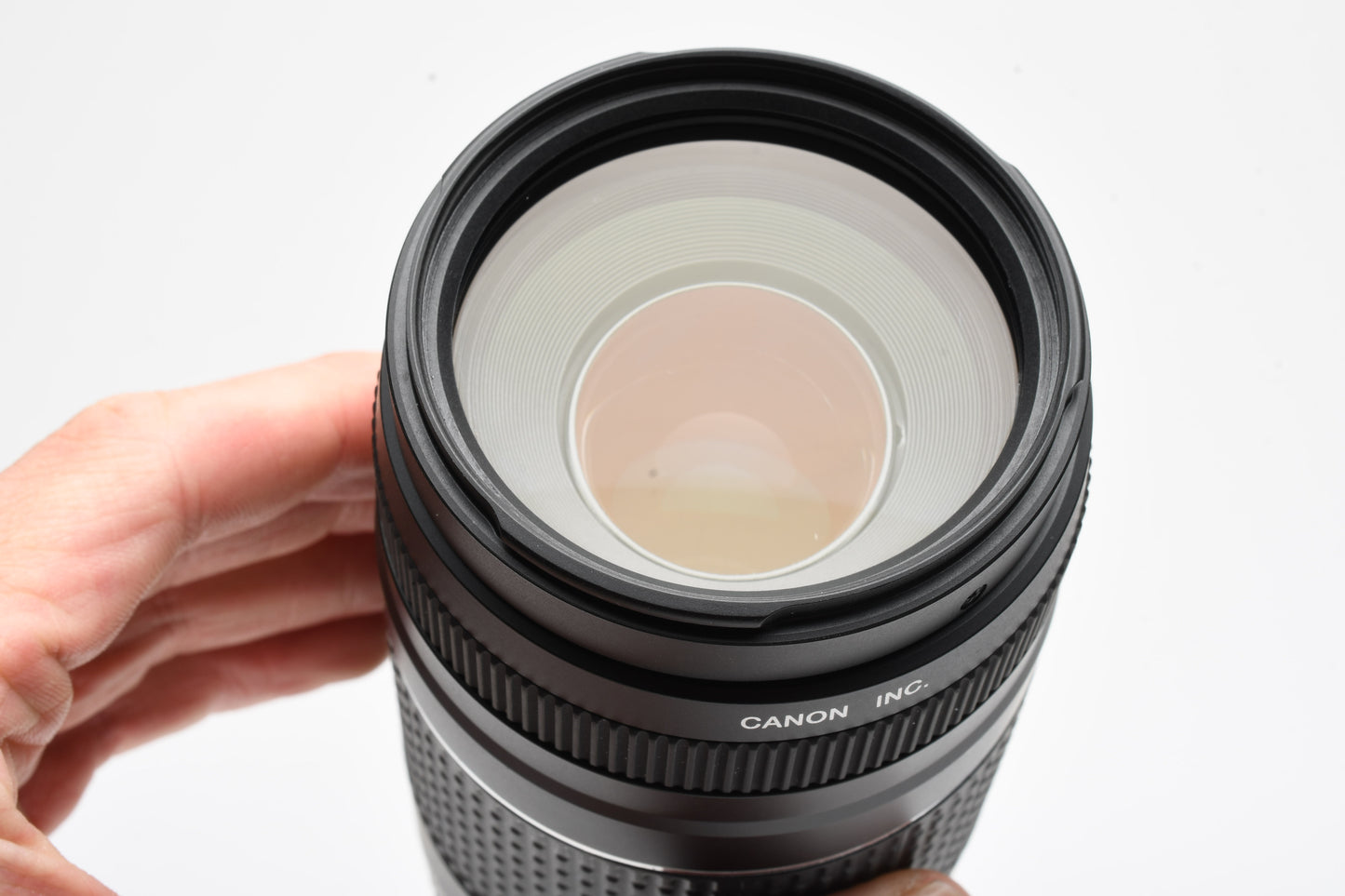 Canon EF 75-300mm f4-5.6 III Telephoto zoom lens, caps, Very Clean!