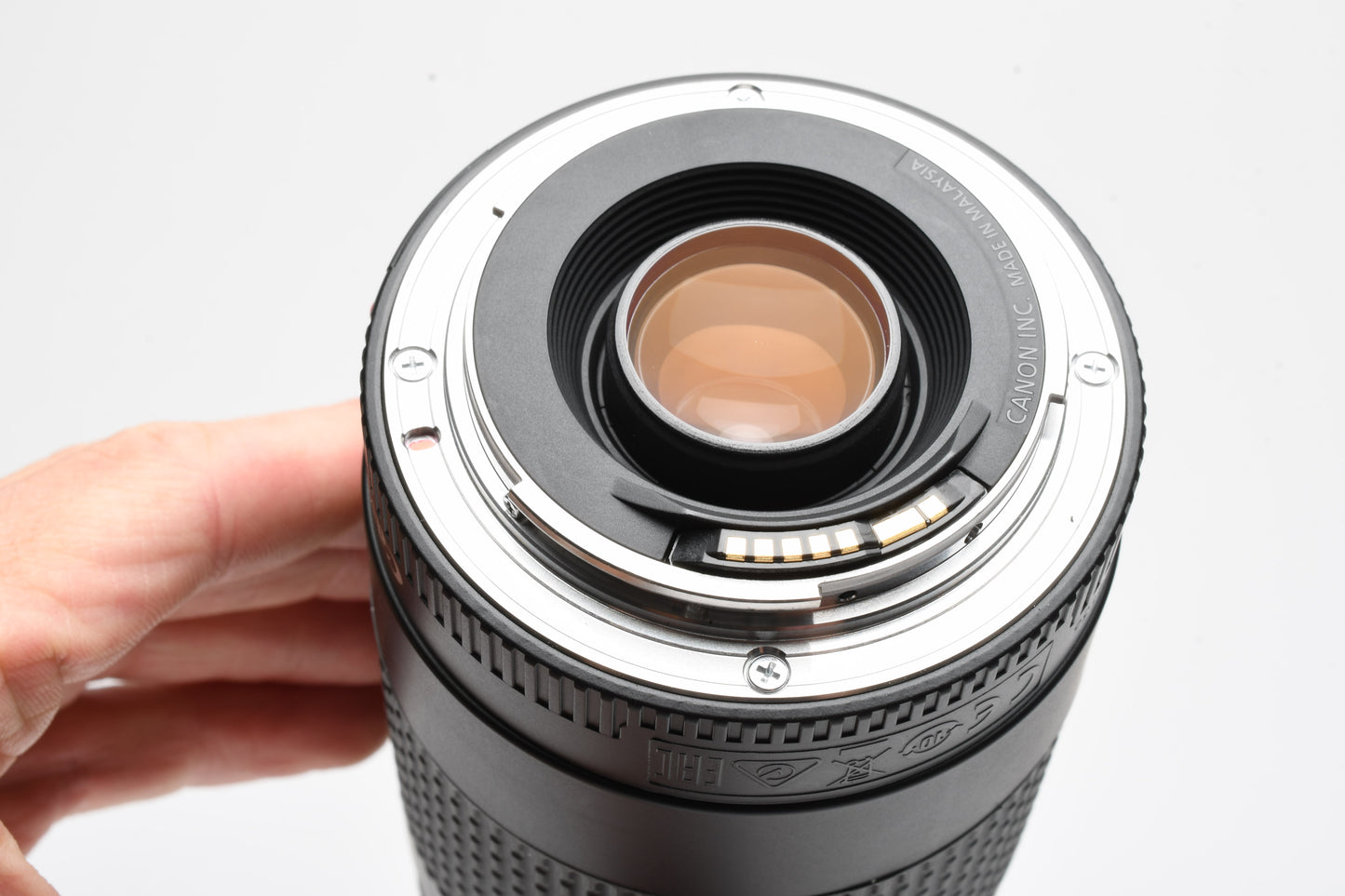 Canon EF 75-300mm f4-5.6 III Telephoto zoom lens, caps, Very Clean!