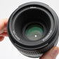 Nikon Nikkor AF-S 50mm f1.8G prime lens, caps, very clean