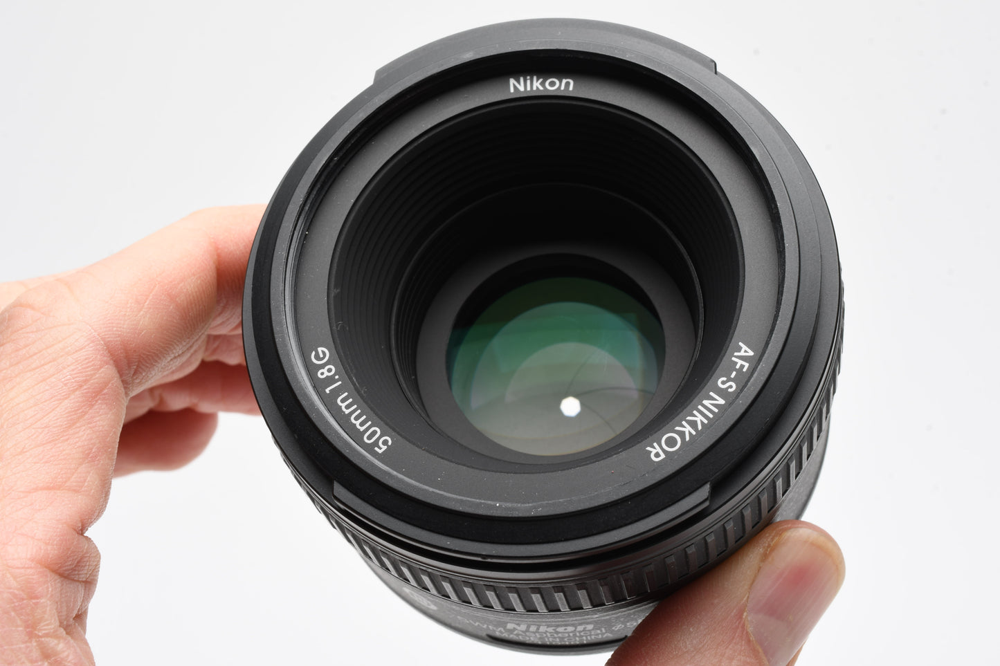 Nikon Nikkor AF-S 50mm f1.8G prime lens, caps, very clean