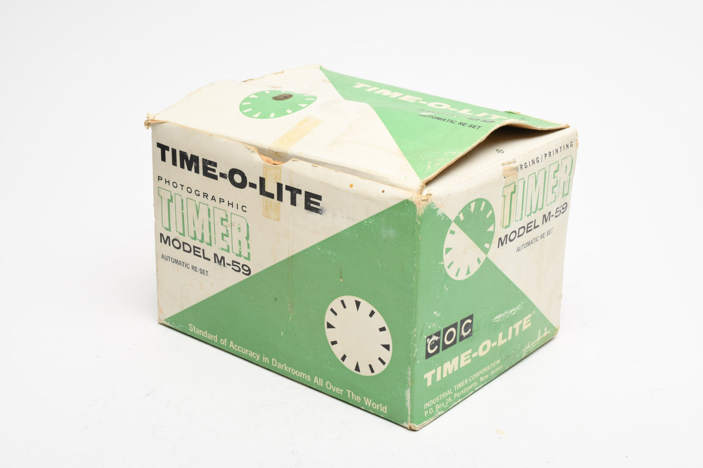 Time-O-Lite M-59 Industrial darkroom timer, very clean, tested, boxed