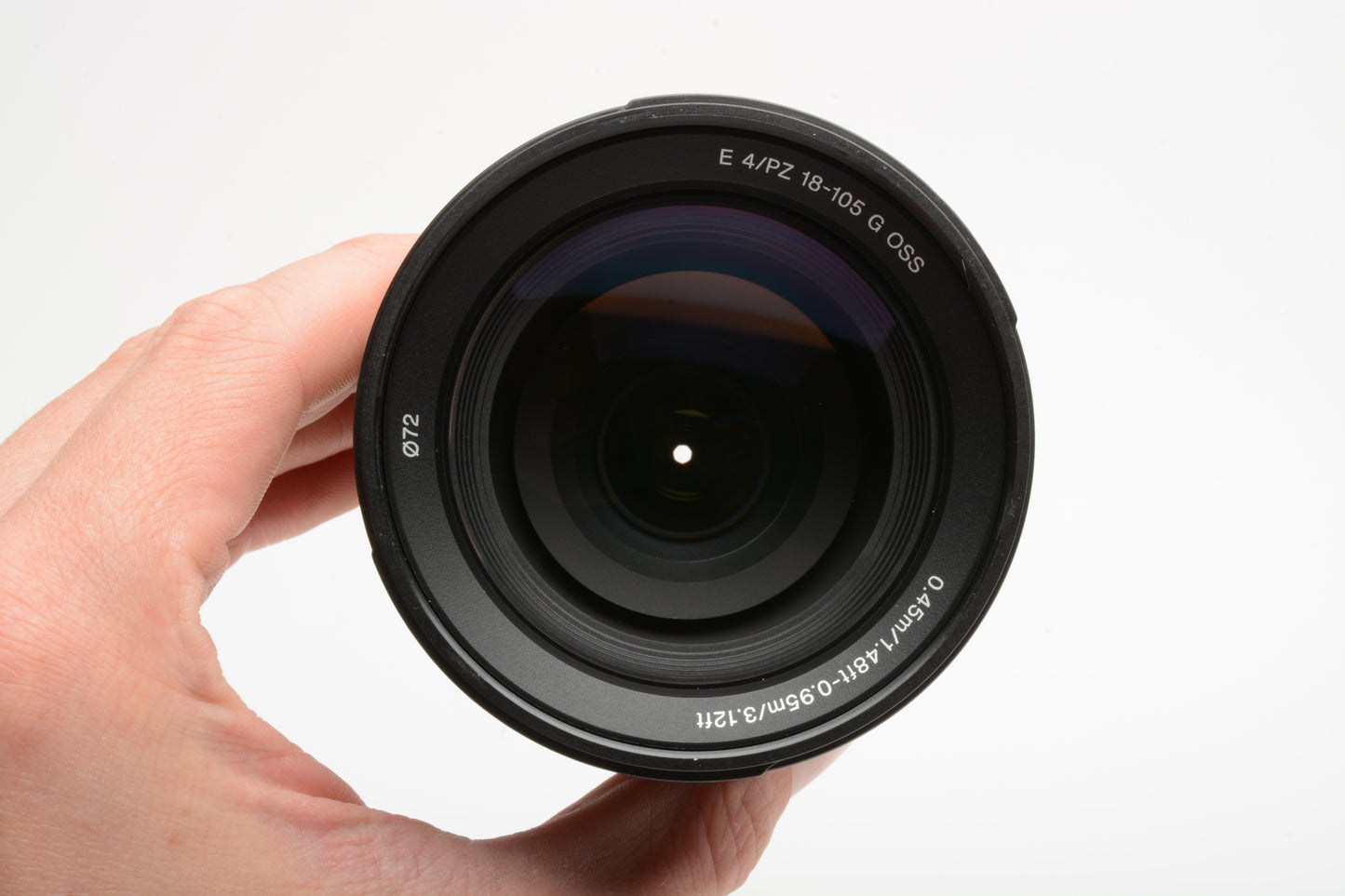 Sony E PZ 18-105mm f4 G OSS zoom lens, Caps, Mint-, Sharp!