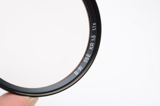 B+W 55E KR 1.5 1.1X Skylight 55mm filter in jewel case