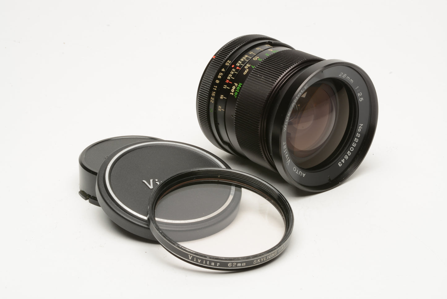 Vivitar 28mm f2.8 Wide Angle lens Canon FD Mount