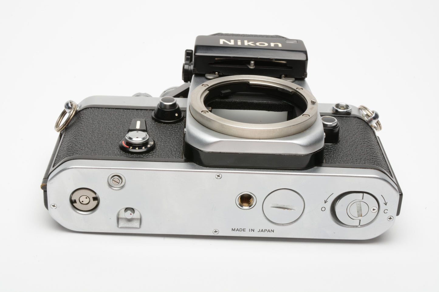 Nikon F2 35mm SLR body w/DP-1 finder, very clean & accurate, Excellent++