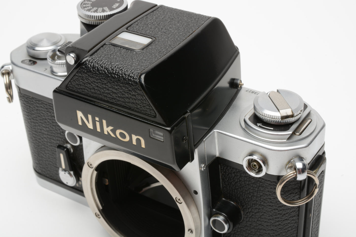 Nikon F2 35mm SLR body w/DP-1 finder, very clean & accurate, Excellent++