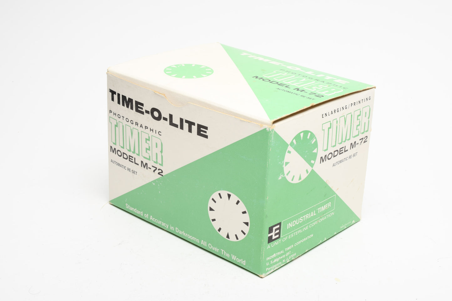 Time-O-Lite M-72 Industrial darkroom timer, very clean, tested, boxed