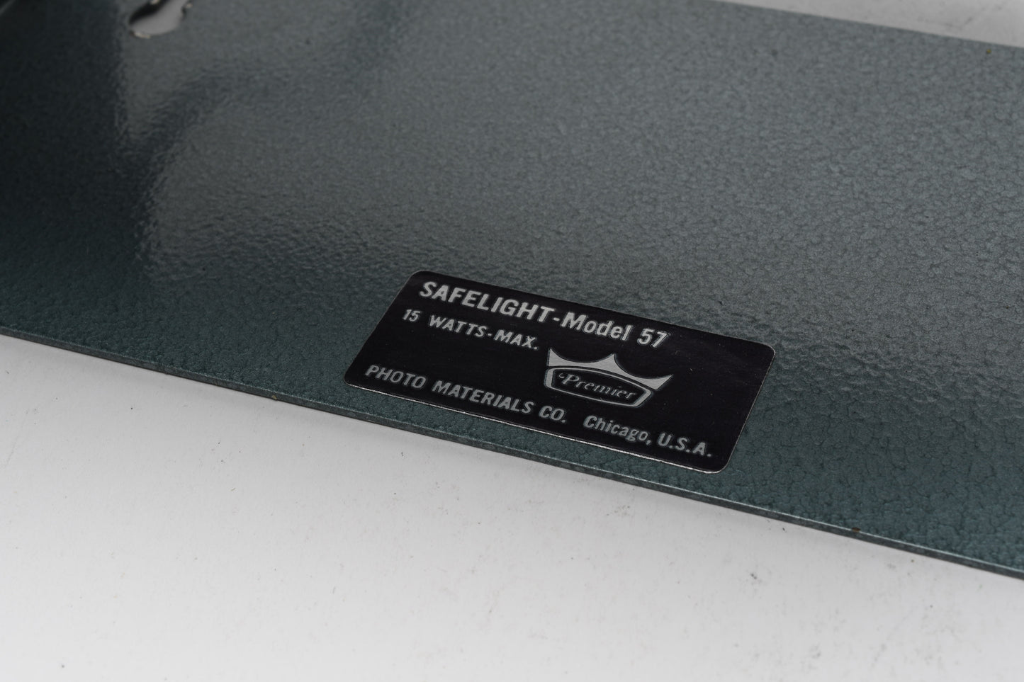 Premier model 57 5x7 darkroom safelight w/Amber filter, Clean