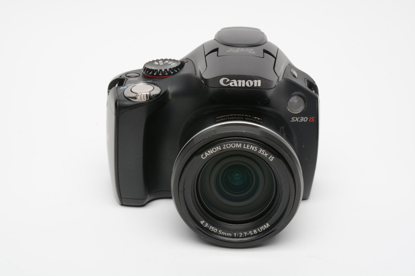 Canon PowerShot SX30IS 14.1MP Digital Point&Shoot w/2 batts, charger, USB, NIce!