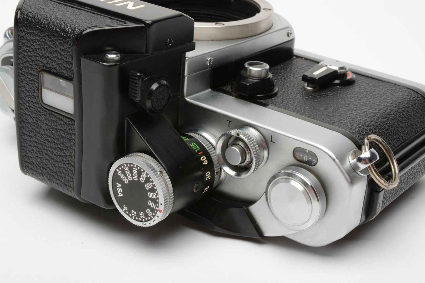 Nikon F2 35mm SLR body w/DP-1 finder, very clean & accurate, Excellent++