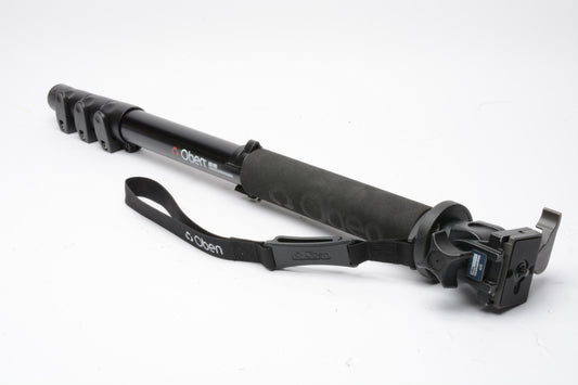 Oben ACM-2400 4-Section Aluminum Monopod w/Manfrotto 3229 Tilt head + QR