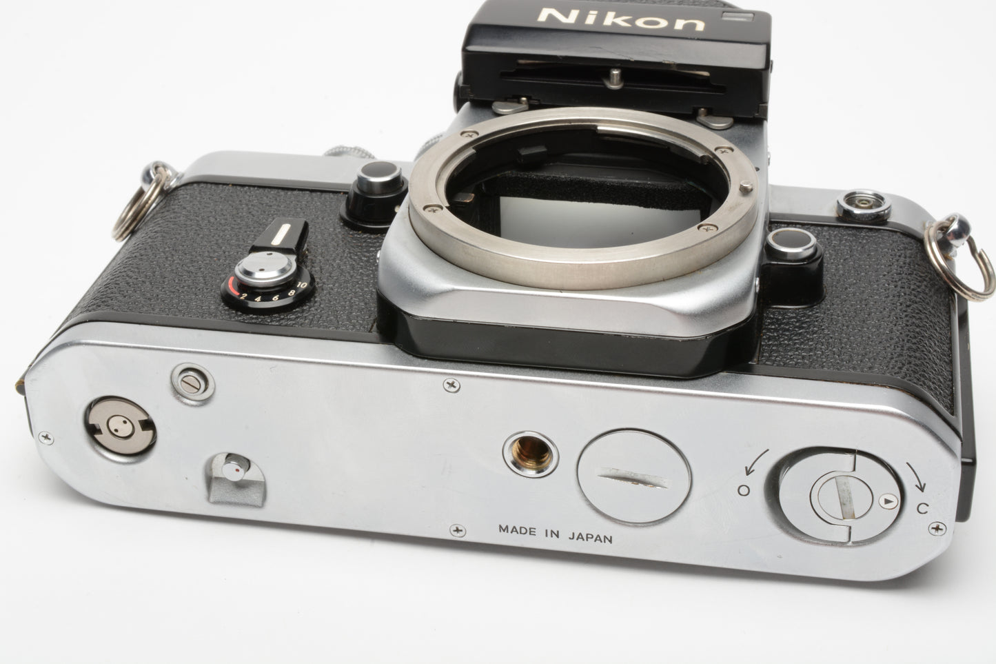 Nikon F2 35mm SLR body w/DP-1 finder, very clean & accurate, Excellent++