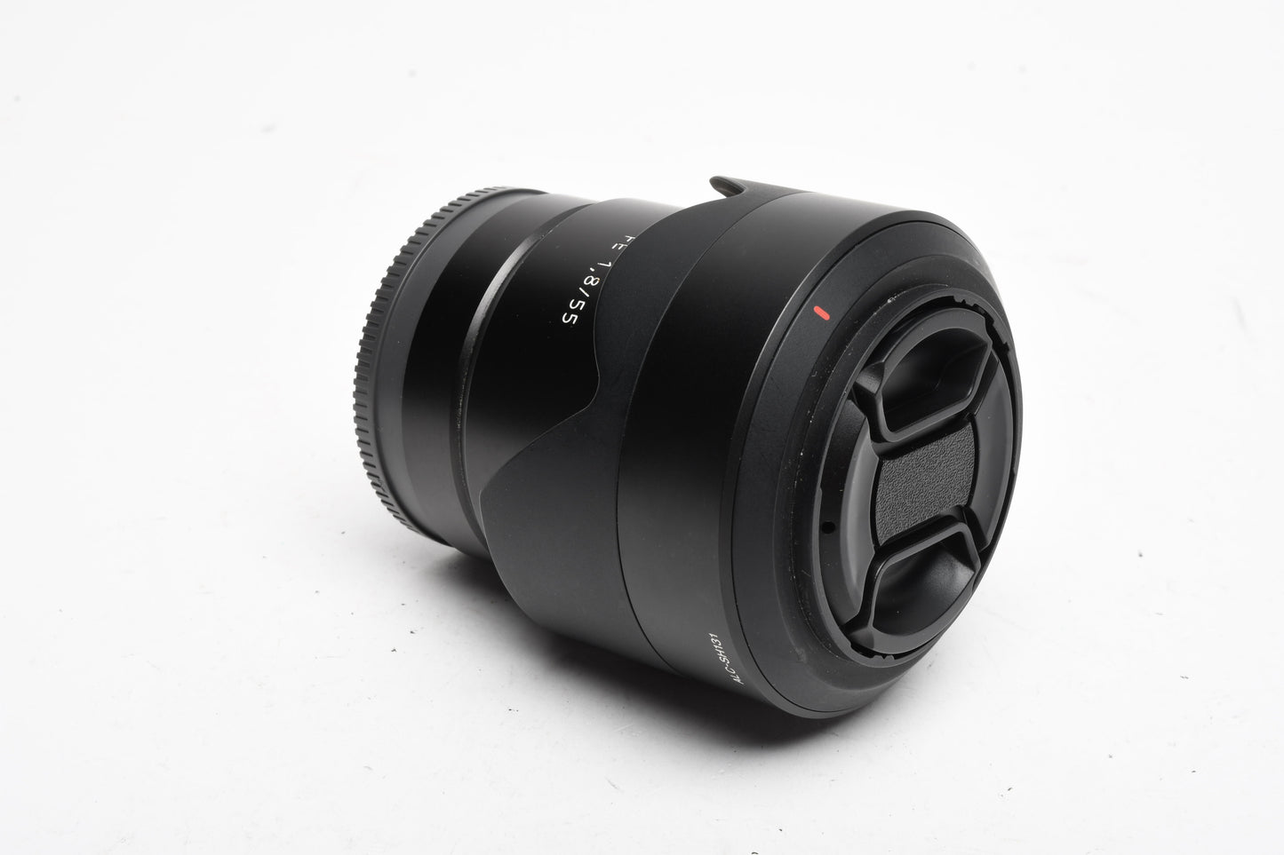 Sony FE 55mm f1.8 Prime E-Mount SEL55F18Z w/Pouch, Hood, Sharp!