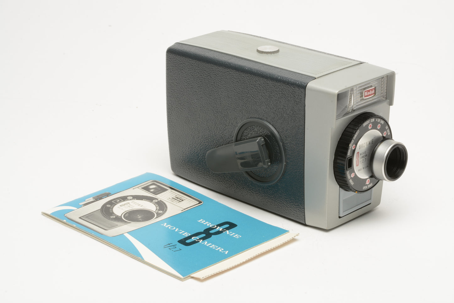 Kodak Brownie Movie Camera manual, works great! clean