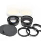 Raynox AF1010 Tele & Wide Video Kit Auto Focus 0.65x 1.5x w/adapter rings