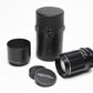 Pentax Super MC Takumar 135mm f3.5 M42 Mount lens, case, hood, caps, Mint-
