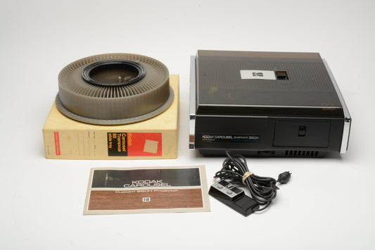 Kodak Carousel Custom 860H 35mm Slide projector, lens, tested, great!
