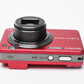 Sony DSC-W150 8.1MP Digital Point&Shoot camera (Red) case+batt+charger+card