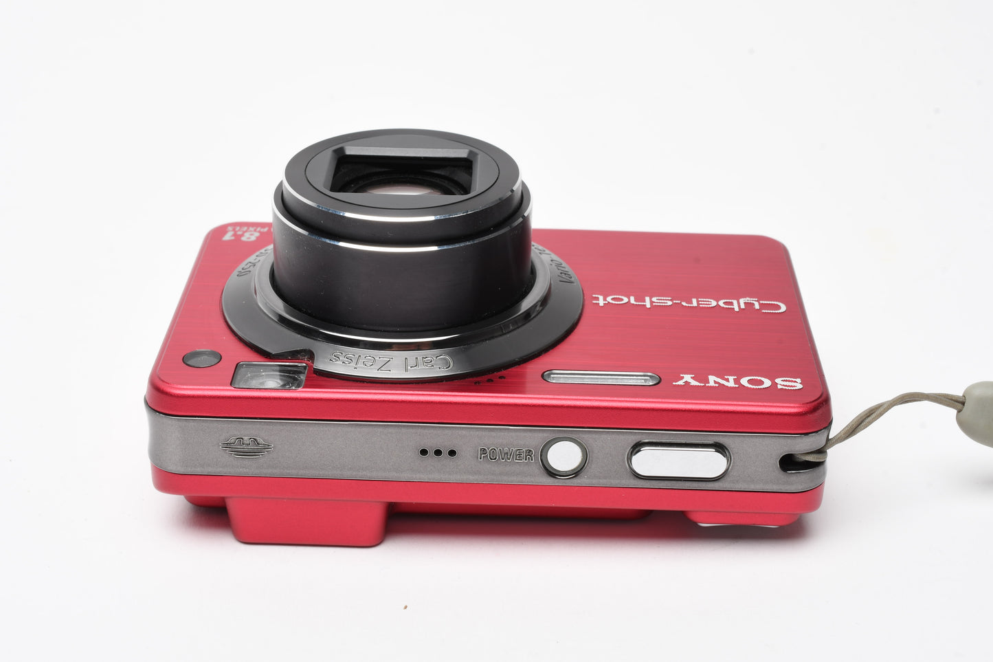 Sony DSC-W150 8.1MP Digital Point&Shoot camera (Red) case+batt+charger+card