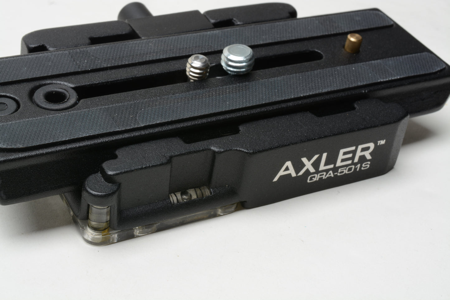 Axler QRA-501S quick release adapter w/long 5.5" QR plate, Clean