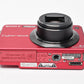 Sony DSC-W150 8.1MP Digital Point&Shoot camera (Red) case+batt+charger+card