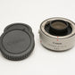 Canon EF 1.4X III extender, caps, Mint- Barely used